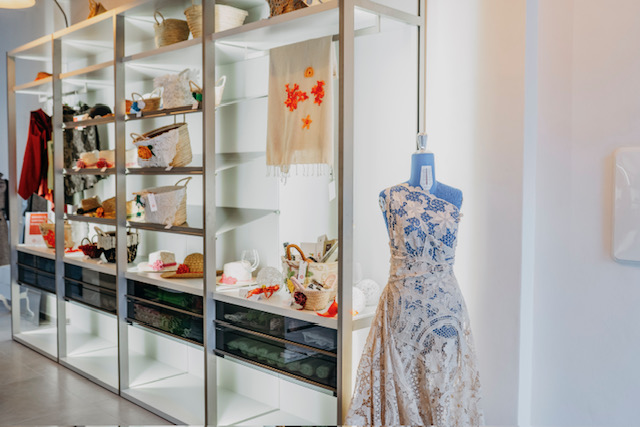 Tele di Aracne lo showroom