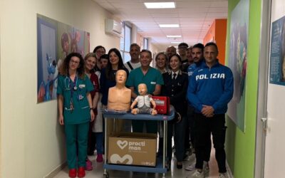 Solidarietà per la Pediatria di Avola. In dono manichini BLS e defibrillatore semiautomatico