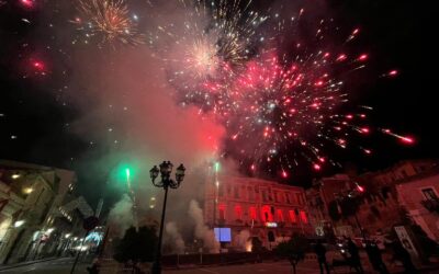 Festa di Sant’Alfio a Lentini. La Questura ha garantito la sicurezza. Gran finale pirotecnico in piazza Duomo
