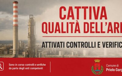 Allarme qualità dell’aria, attivati controlli e monitoraggi nel territorio comunale