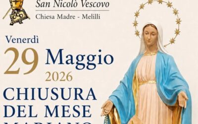 A Melilli la chiusura del mese mariano: Il programma del 29 Maggio