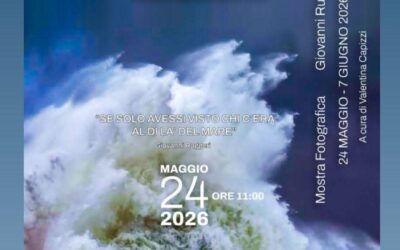 ​”Mare Nostrum”. A Noto la mostra fotografica di Giovanni Ruggeri che interroga l’orizzonte