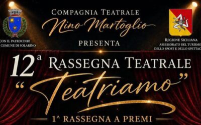 A Solarino torna il grande teatro. Al via la 12ª rassegna “Teatriamo”