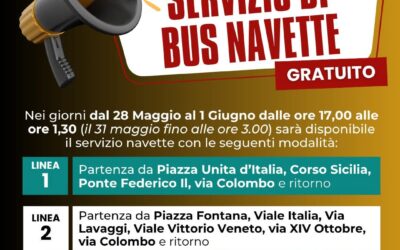 Festa di San Domenico ad Augusta. Attivo il servizio gratuito di bus navetta