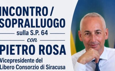S.P. 64 | Oggi l’incontro sul posto con il Vicepresidente Pietro Rosa