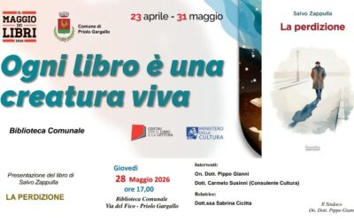 A Priolo Gargallo Salvo Zappulla presenta “La perdizione” alla Biblioteca Comunale