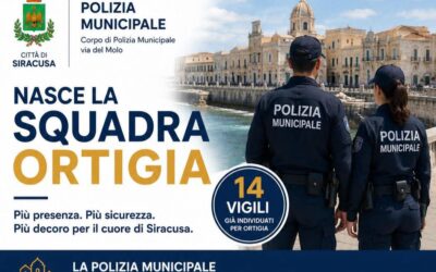 A Siracusa nasce la “Squadra Ortigia”. Più sicurezza nel cuore della città