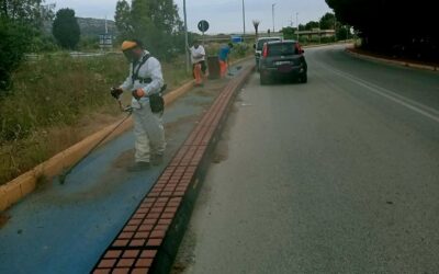 Priolo Gargallo – Operai al lavoro sulla ciclabile, più sicurezza per sportivi e famiglie