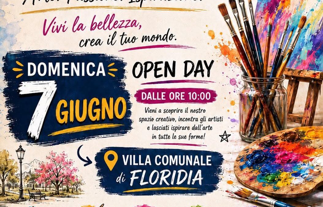 Gio Art | Domani a Floridia una giornata dedicata all’arte e alla creatività