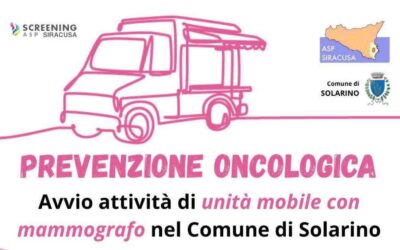 Prevenzione oncologica a Solarino. Al via le visite con l’unità mobile
