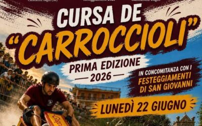 Adrenalina a Canicattini Bagni| Arriva la prima “Cursa de Carroccioli”