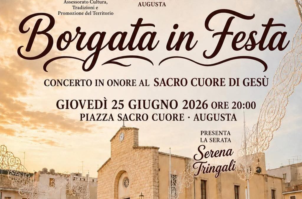 Augusta | “Borgata in festa” con il Corpo Bandistico Federico II