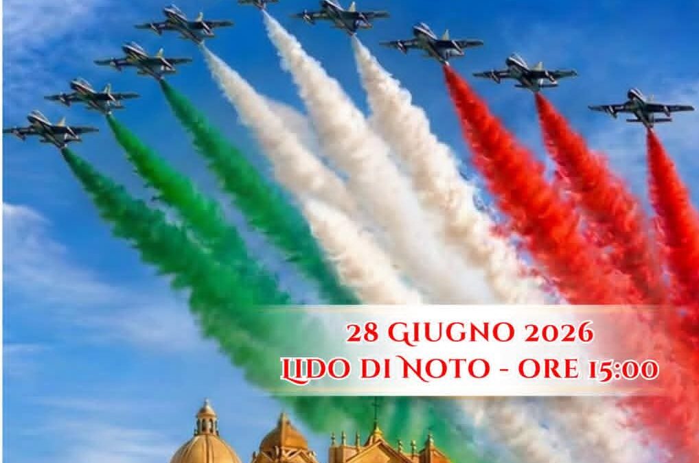 Noto si prepara per il grande spettacolo delle Frecce Tricolori