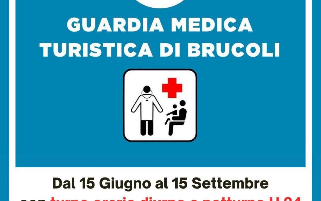 Guardia medica turistica a Brucoli | Servizio attivo H24 per l’estate