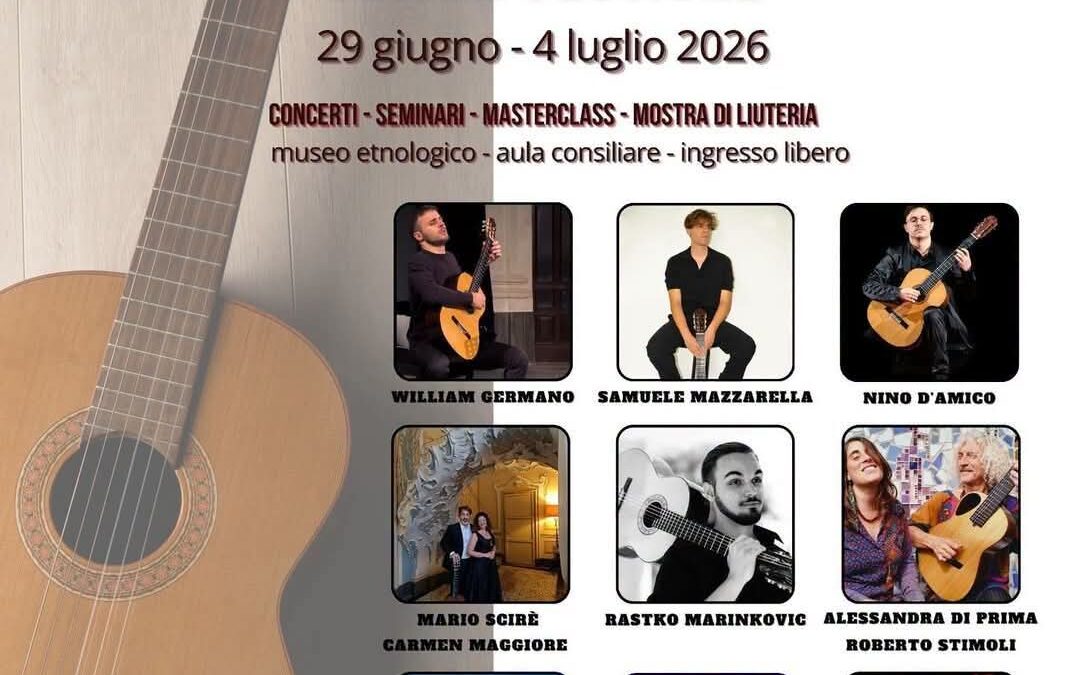 Al via il 13° Solarino International Guitar Festival