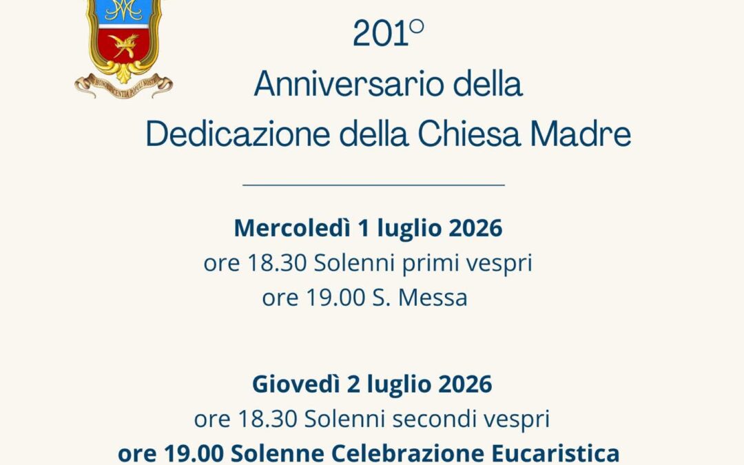 Floridia in festa | La Chiesa Madre celebra il 201° anniversario
