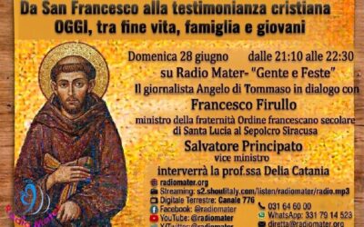 L’attualità del pensiero francescano. Il nostro Direttore conduce un confronto su Radio Mater