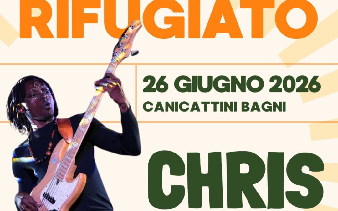 Chris Obehi protagonista a Canicattini Bagni per la Giornata mondiale del Rifugiato 2026