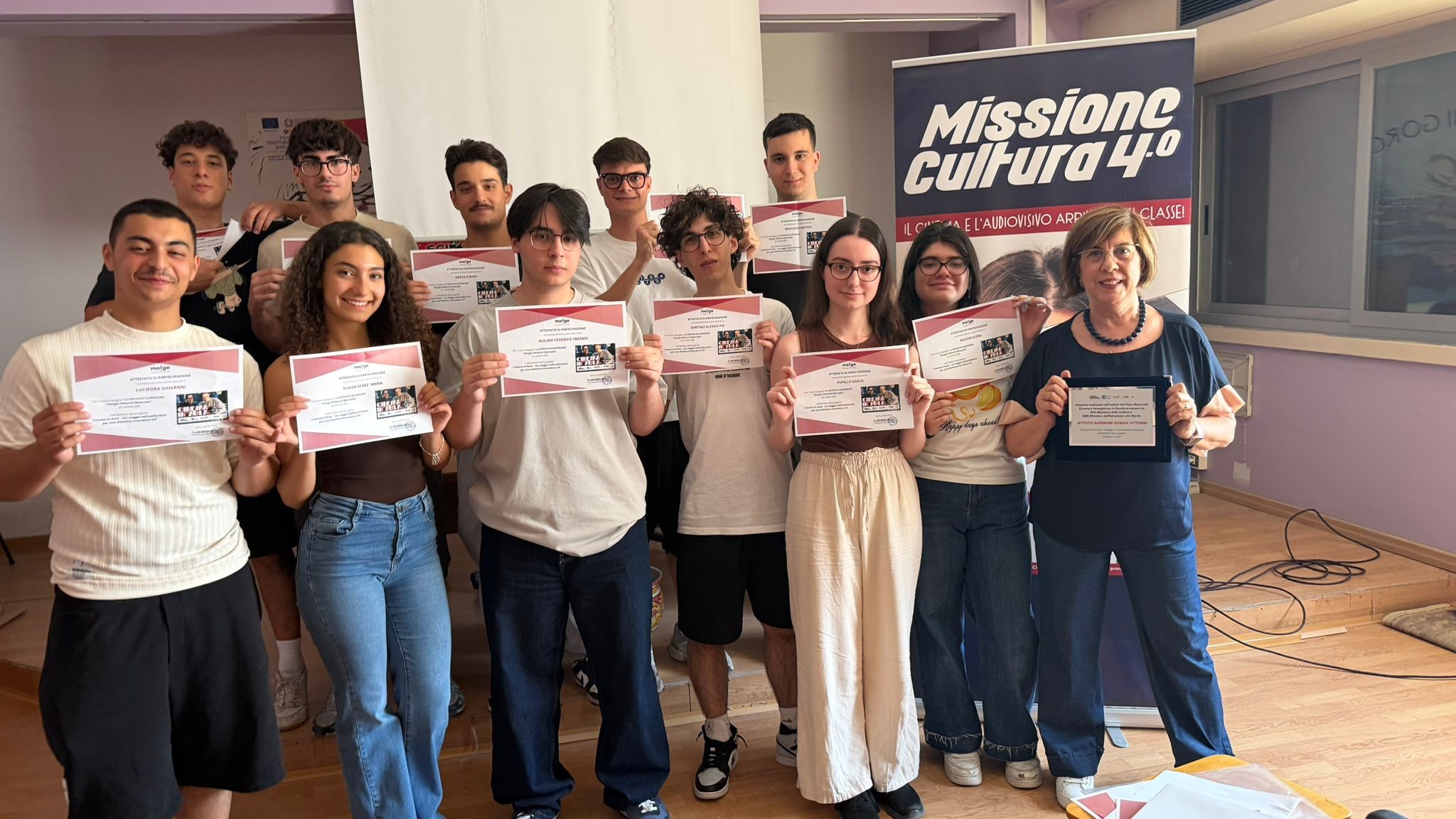 Lentini targa studenti Gorgia Vittorini Moncada