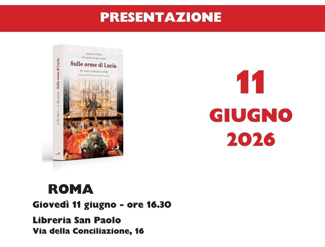 Roma 11 Giugno 2026 presentazione libreria San Paolo via della Conciliazione