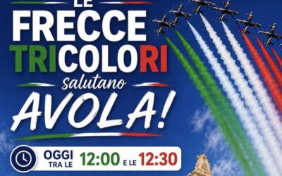 Avola con il naso all’insù | Arrivano le frecce tricolori
