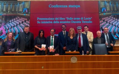 “Sulle orme di Lucia” | Il libro sulla peregrinatio di Santa Lucia presentato al Senato