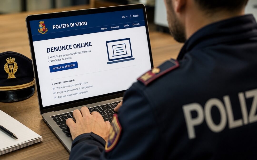 Polizia di Stato, al via il nuovo servizio “Denunce Online” | Pre-denunce e segnalazioni via web