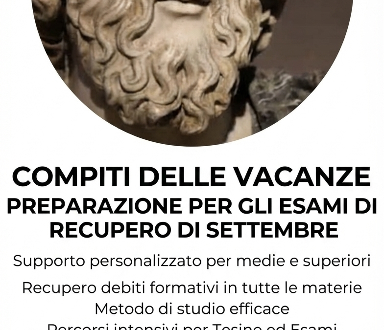 Compiti vacanze e esami recupero di Settembre | Inizia ora la preparazione