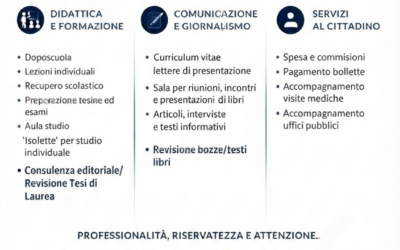 Lo Studio Professionale Angelo Di Tommaso amplia i servizi: doposcuola, giornalismo e assistenza al cittadino