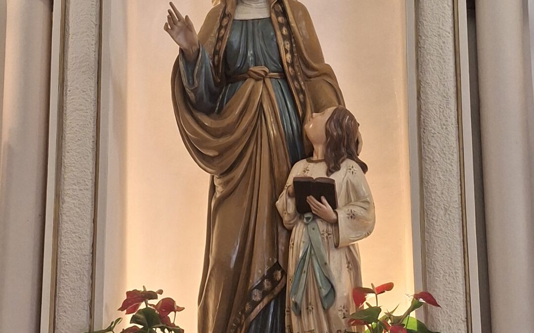 Belvedere nel giorno liturgico della Patrona Sant’Anna | Benedizione delle donne in attesa