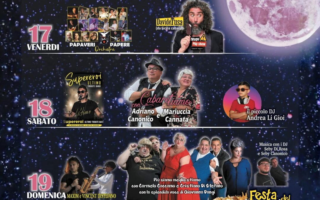 Avola si accende con la 12ª Notte Rosa | ​Dal 17 al 19 Luglio 2026