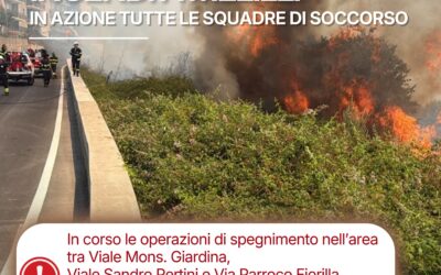 Emergenza incendi a Melilli | Operazioni di soccorso in corso