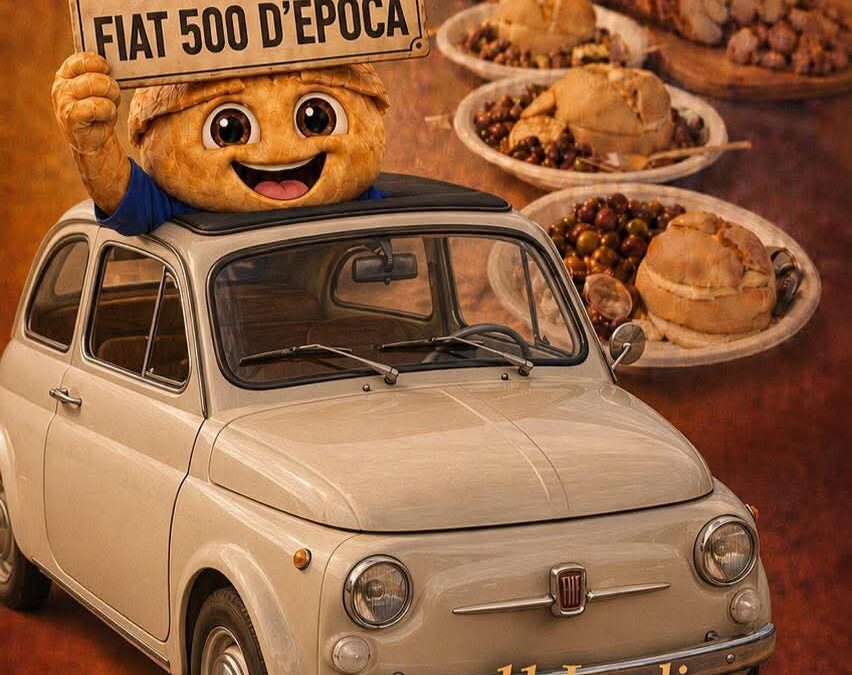 Pane Cunzatu e FIAT 500 d’epoca | Al via le sagre del Palio di San Michele