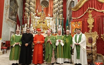 Palazzolo Acreide ha accolto il Cardinale Angelo Bagnasco alla vigilia dell’Ottava di San Paolo