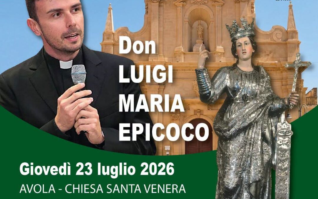 Un appuntamento di fede | don Luigi Maria Epicoco ad Avola