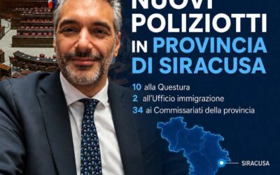 Siracusa, in arrivo 46 nuovi agenti della Polizia di Stato: Cannata, “Segnale concreto per la sicurezza”