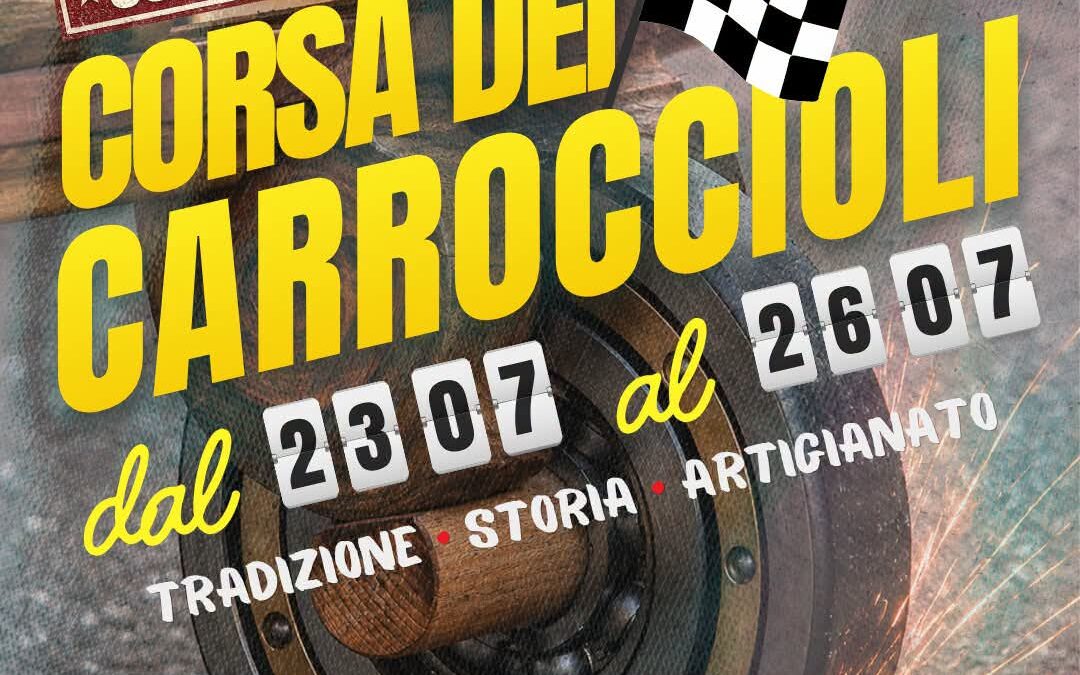 Solarino scalda i motori | Torna la tradizionale “Corsa dei carroccioli” dal 23 al 26 Luglio