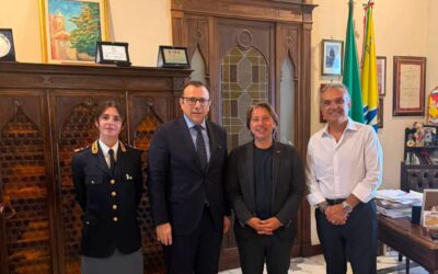Il sindaco di Noto ha incontrato il nuovo questore di Siracusa Aldo Fusco
