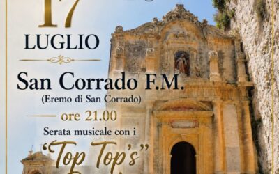Noto | Serata musicale all’Eremo di San Corrado con i “Top Top’s Band”