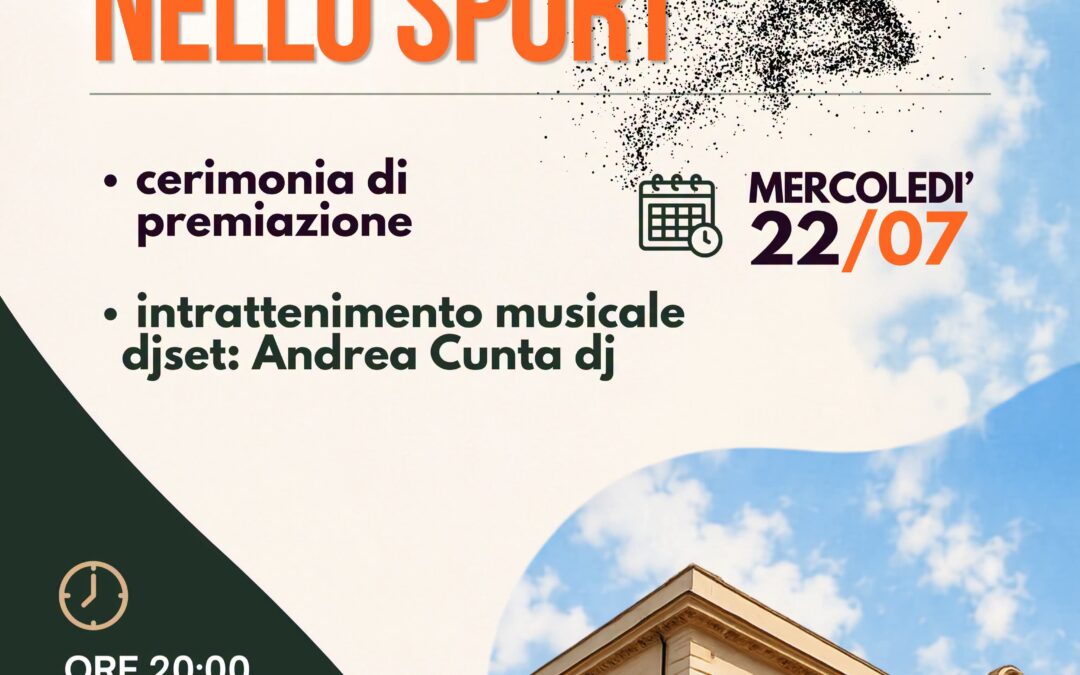 Melilli premia il merito nello sport | Appuntamento il 22 Luglio