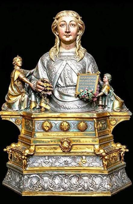 Sant’Agata senza gioielli il 21 e 22 Luglio | Il Busto Reliquiario torna al suo antico splendore