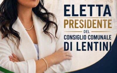 Krizia Barbagallo eletta Presidente del Consiglio Comunale di Lentini