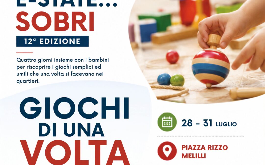 A Melilli, in piazza Rizzo, tornano i giochi di una volta | Quattro giorni dedicati ai bambini
