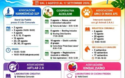 Priolo – Al via l’Estate Inclusiva 2026 | Attività per favorire integrazione e socialità