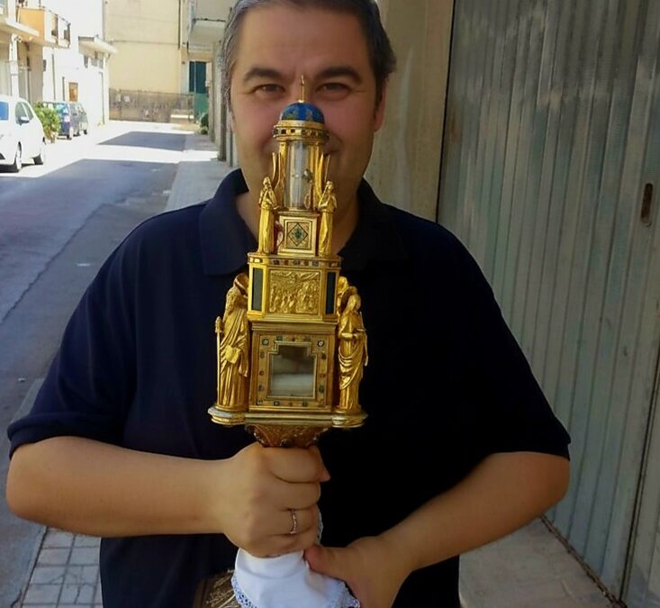 L’emozione di Gaetano Liistro: «Accompagnando le Lacrime della Madonna ho pregato per tutti voi»