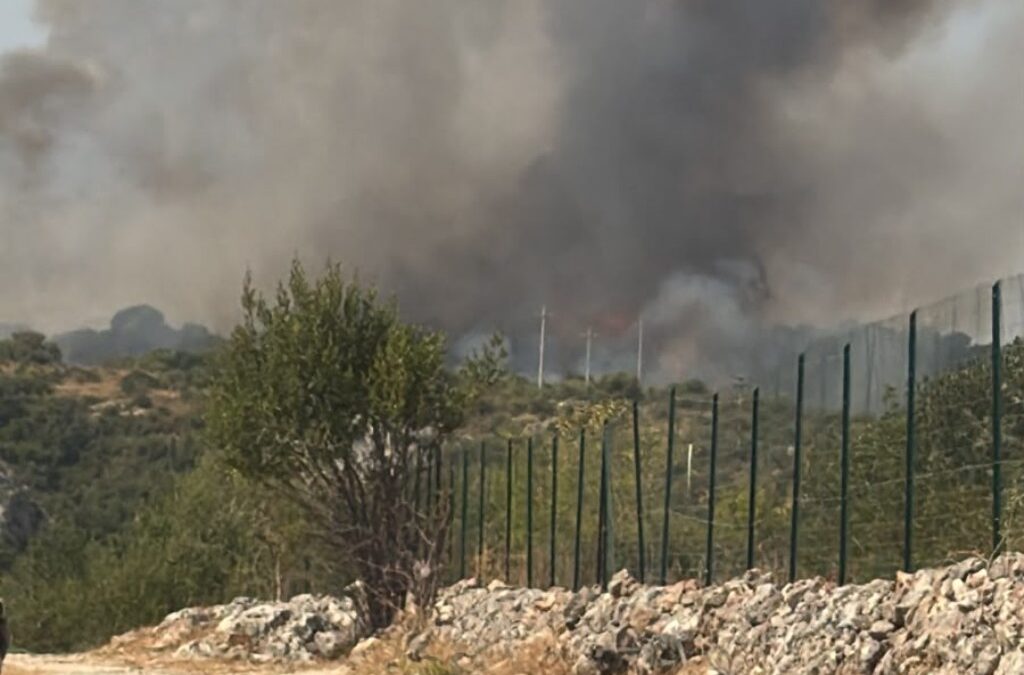 Vasto incendio tra Floridia e Canicattini Bagni: Amenta chiede l’intervento degli elicotteri e il potenziamento dei soccorsi