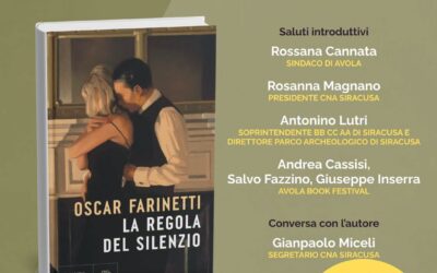 Oscar Farinetti ad Avola per la presentazione de “La regola del silenzio”