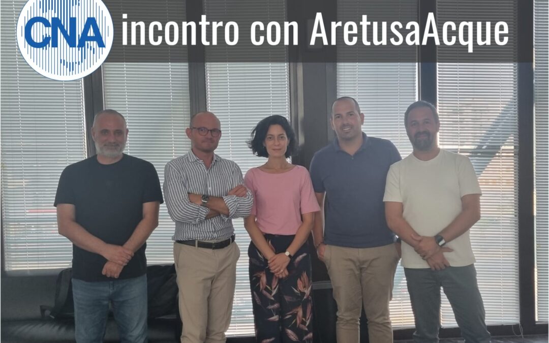 Disservizi idrici, confronto tra CNA Siracusa e Aretusacque | Al via una collaborazione stabile