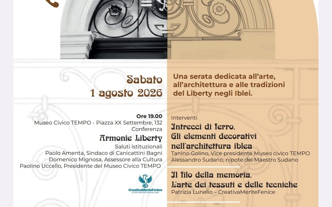 Canicattini Bagni celebra il Liberty | Arte, storia e tradizioni protagoniste di “Armonie Liberty”