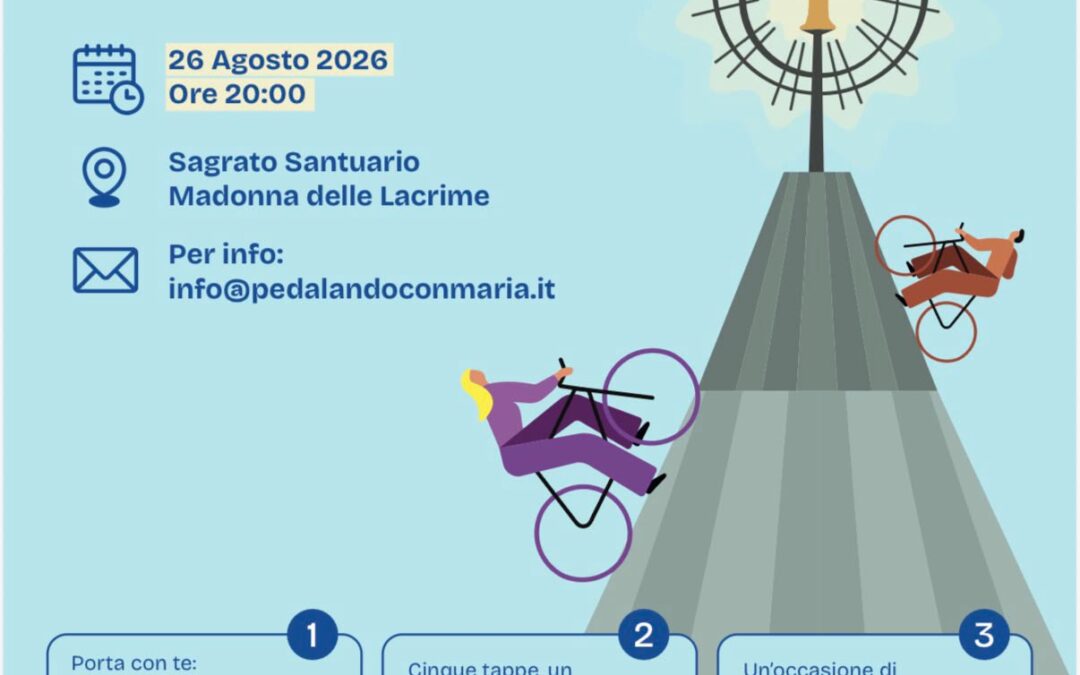 Pedalando nella storia con Maria | Attendendo il 73° Anniversario della Lacrimazione